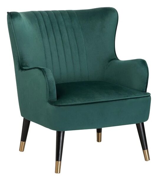 Fotel uszak VARBERG Szmaragdowy