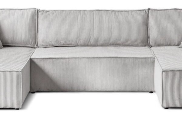 Narożnik TIAGO z funkcją spania 4-osobowy Brąz